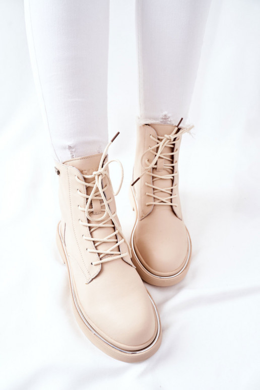 Botas femininas bege