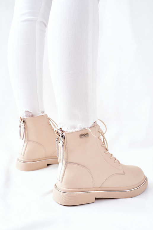 Botas femininas bege