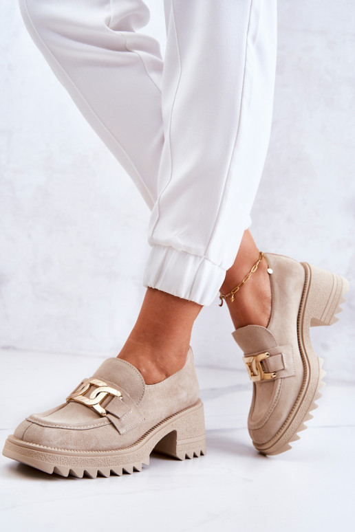 Botas em camurça marfim com detalhes... Botas em camurça marfim com detalhes...