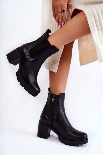 Martine Botas Pretas com Plataforma