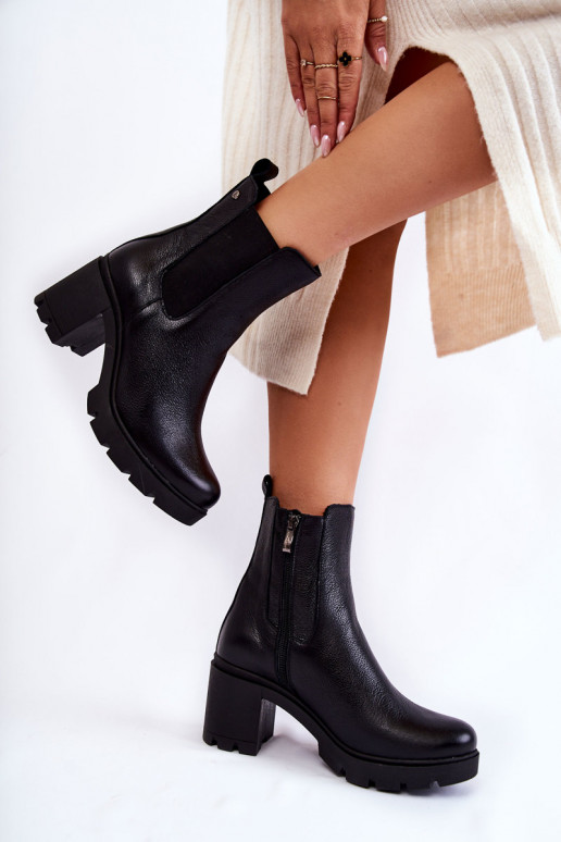 Martine Botas Pretas com Plataforma