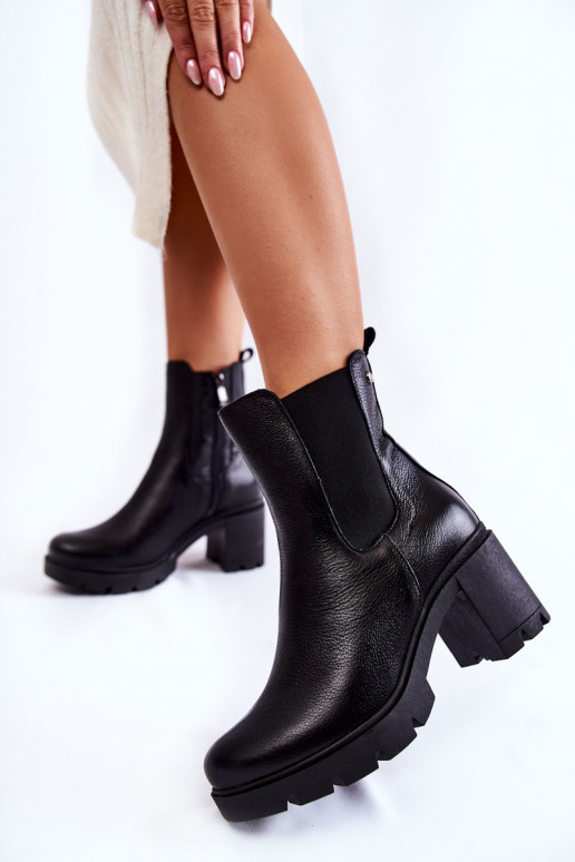 Martine Botas Pretas com Plataforma