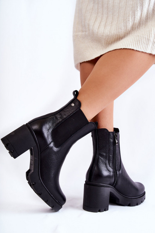 Martine Botas Pretas com Plataforma