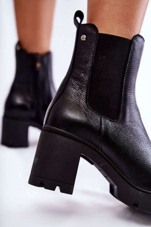 Martine Botas Pretas com Plataforma