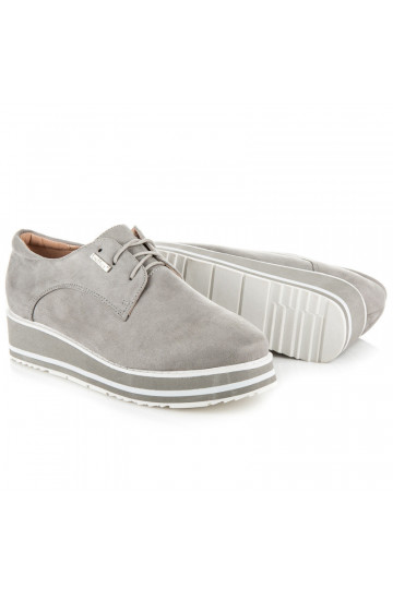 Sapatos de lazer cinza 2