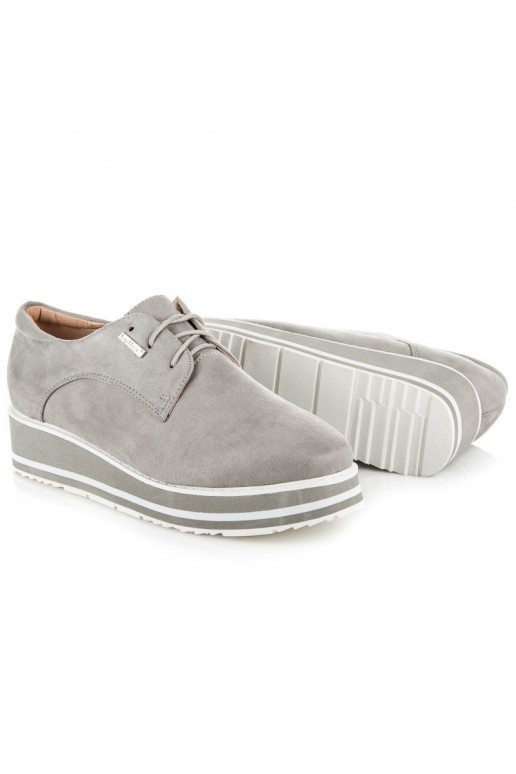 Sapatos de lazer cinza