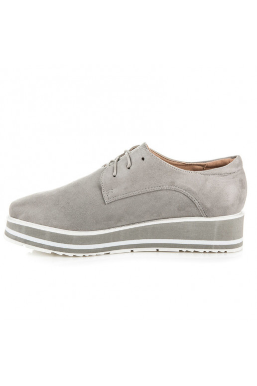 Sapatos de lazer cinza