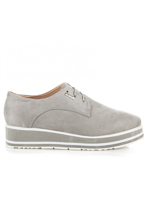Sapatos de lazer cinza