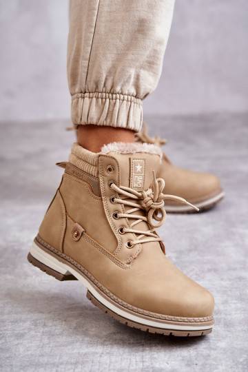 Botas em marfim Liv