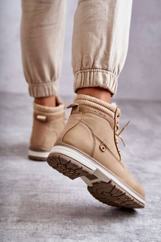 Botas em marfim Liv