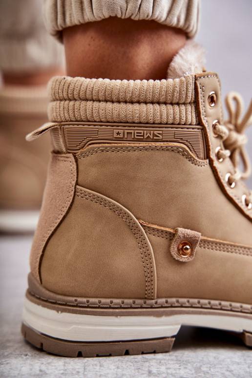 Botas em marfim Liv