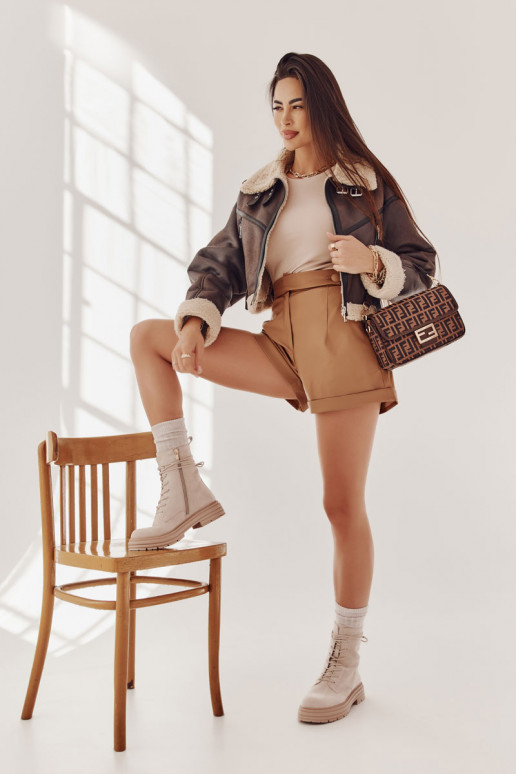 Botas Afra bege Botas Afra bege