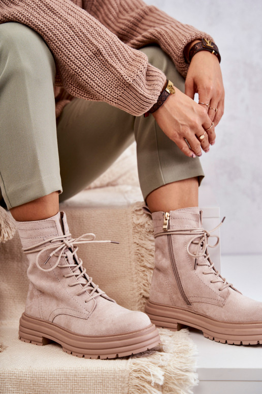 Botas Afra bege Botas Afra bege