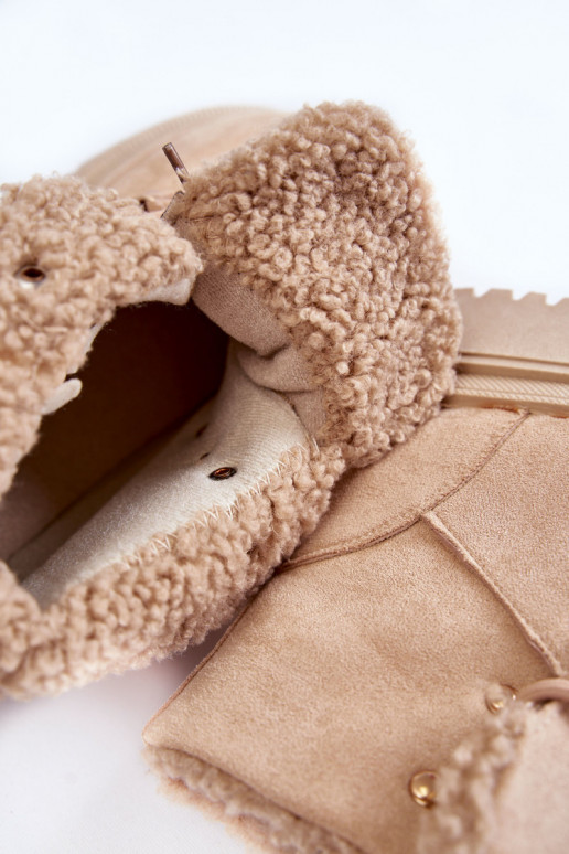 Botas de camurça bege Bellita Botas de camurça bege Bellita