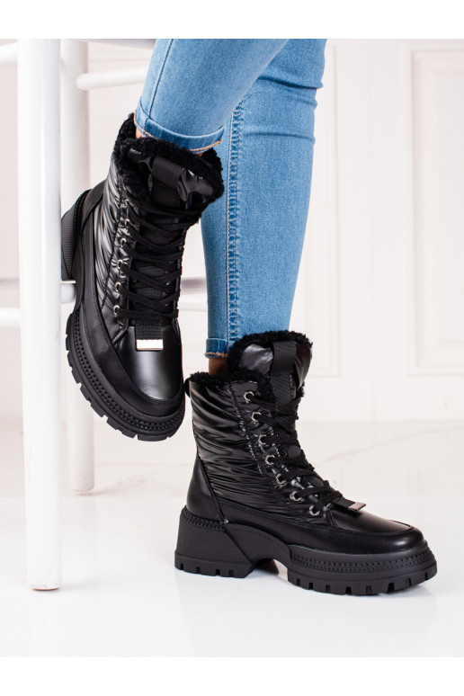 Botas de neve femininas com...