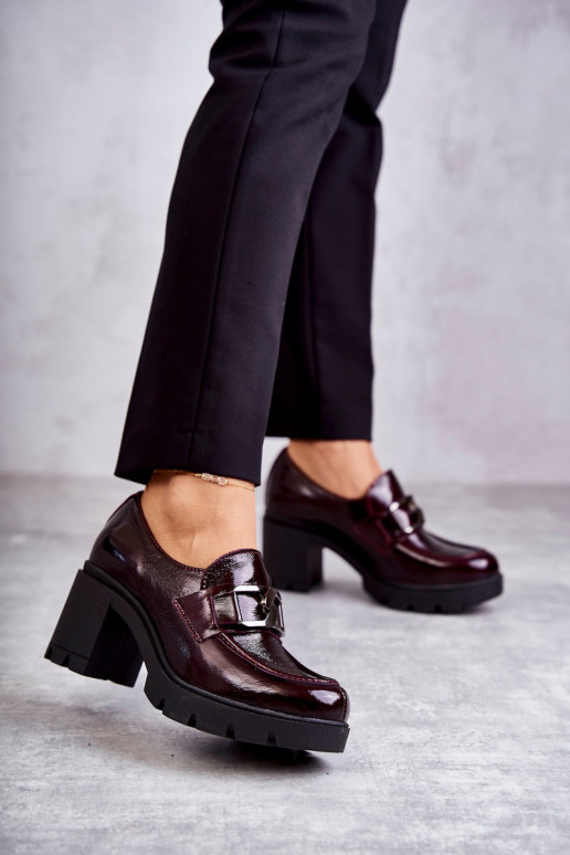 Sapatos de estilo elegante com salto Harmell
