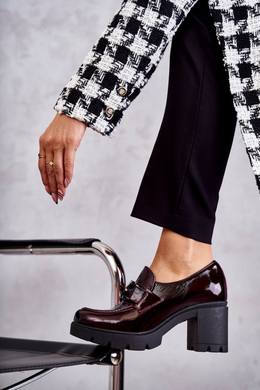Sapatos de estilo elegante com salto Harmell