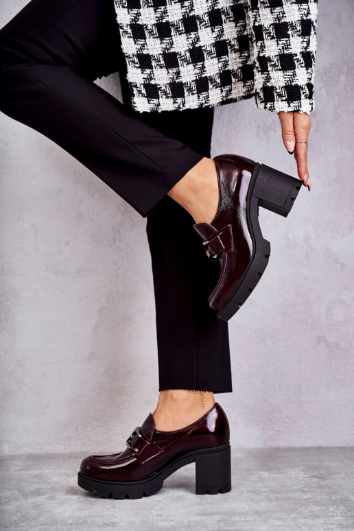 Sapatos de estilo elegante com salto Harmell