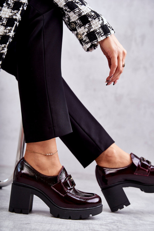 Sapatos de estilo elegante com salto Harmell