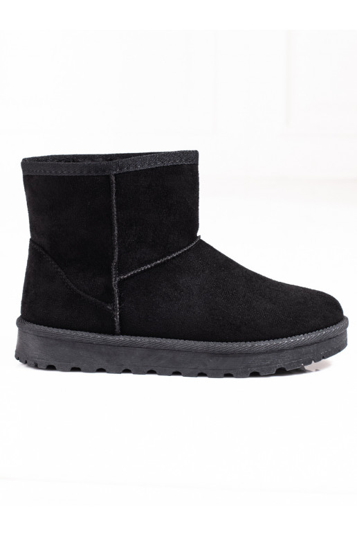 Botas de neve pretas quentes Shelovet