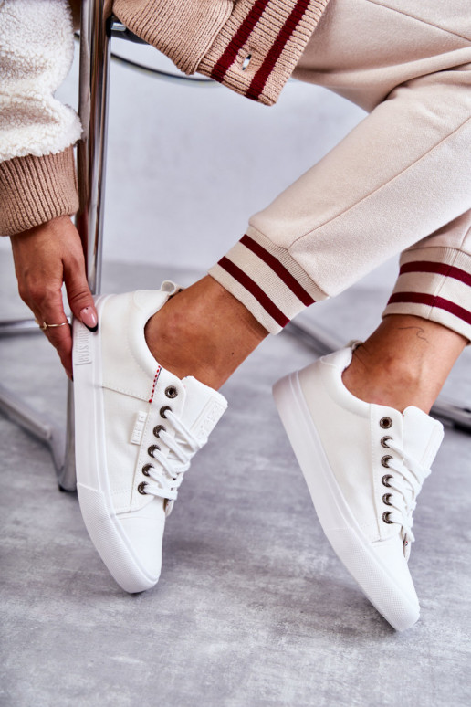 sapatos de lazer Big Star cor branca