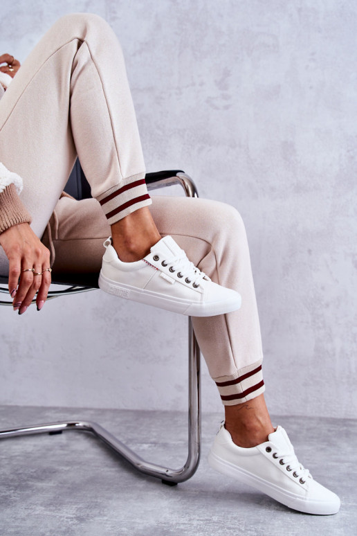 sapatos de lazer Big Star cor branca