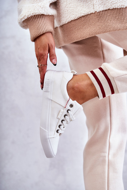 sapatos de lazer Big Star cor branca