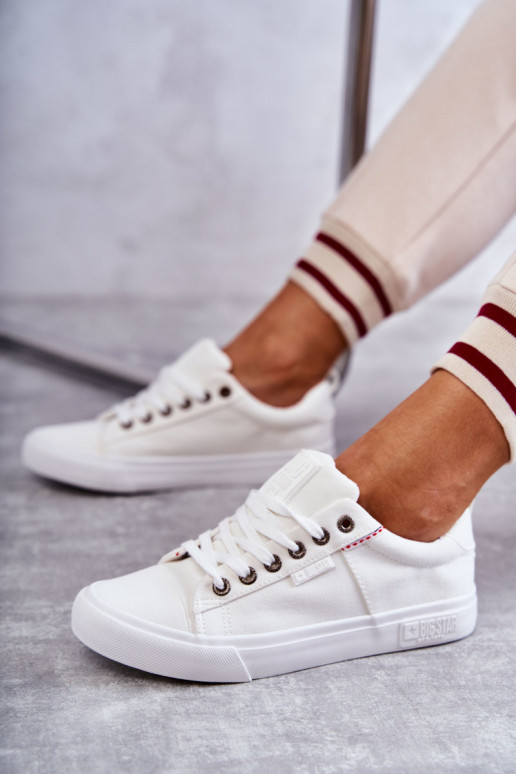 sapatos de lazer Big Star cor branca