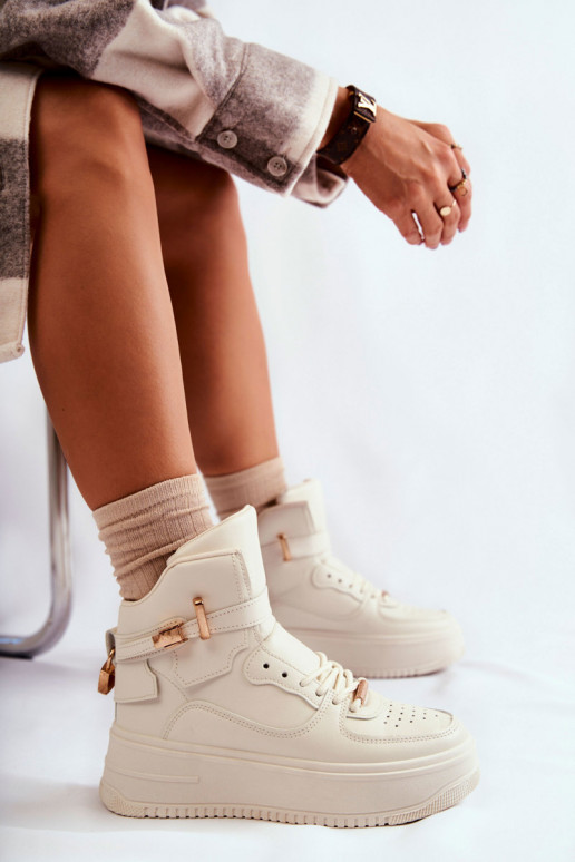 Calçado desportivo aquecido bege Lexa Calçado desportivo aquecido bege Lexa