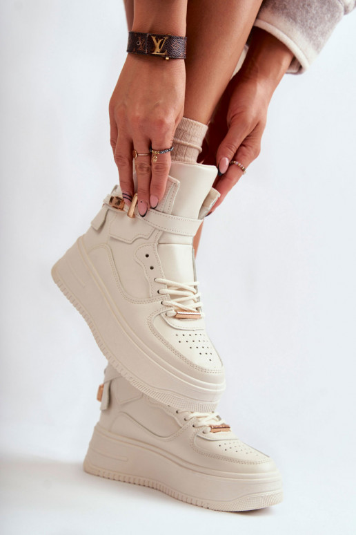 Calçado desportivo aquecido bege Lexa Calçado desportivo aquecido bege Lexa