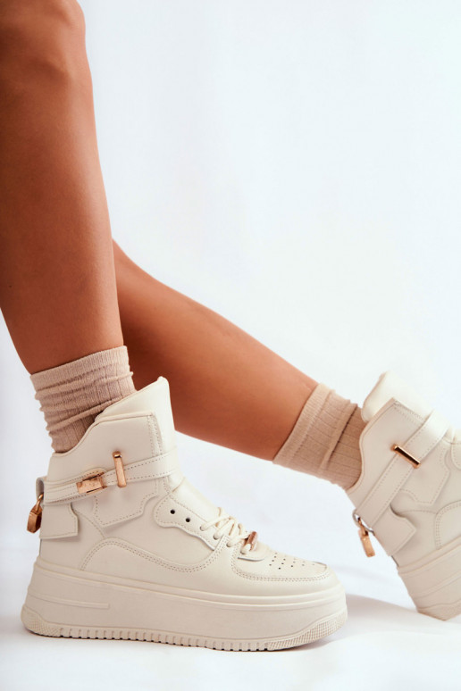 Calçado desportivo aquecido bege Lexa Calçado desportivo aquecido bege Lexa