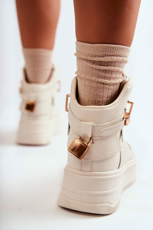 Calçado desportivo aquecido bege Lexa Calçado desportivo aquecido bege Lexa