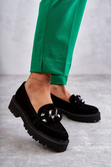 Sapatos pretos de camurça... 2