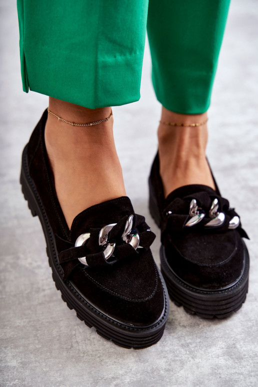 Sapatos pretos de camurça Laura Messi Sapatos pretos de camurça Laura Messi