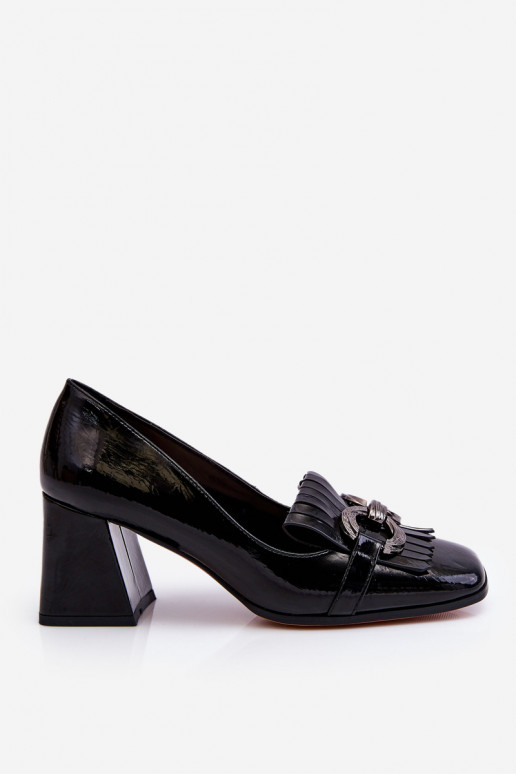 Sapatos clássicos de salto preto Mercy