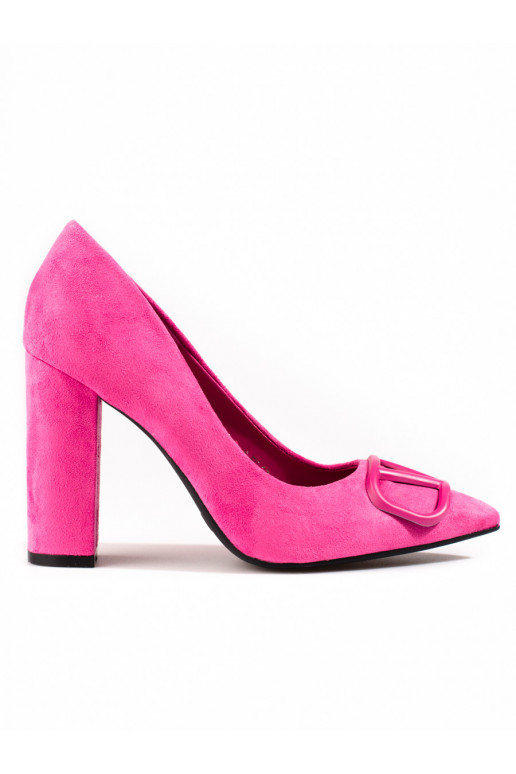Sapatos de camurça de salto alto Vinceza rosa