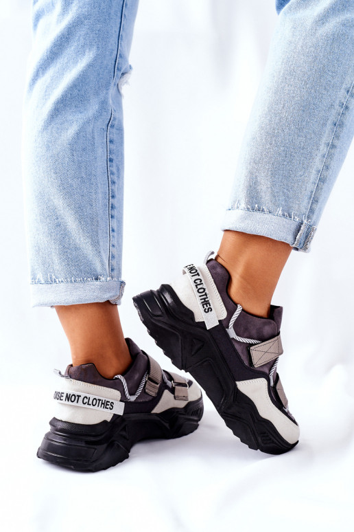 Sapatos casuais pretos elegantes Katerini para mulheres