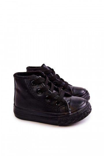 Sapatos infantis pretos de lazer Marney 2