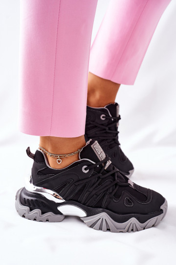 Sapatos esportivos pretos Memory Foam Big Star 2