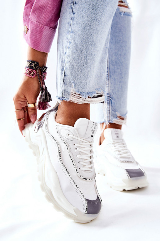 Sapatos esportivos Cross Jeans II2R4017C cor branca