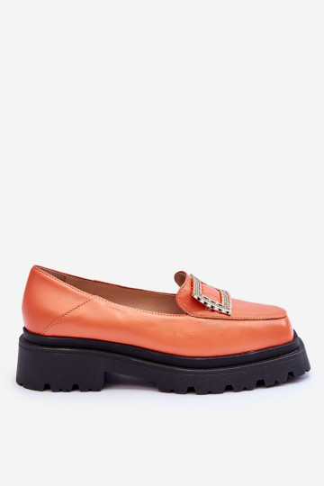 Mocassins laranja Agathe
