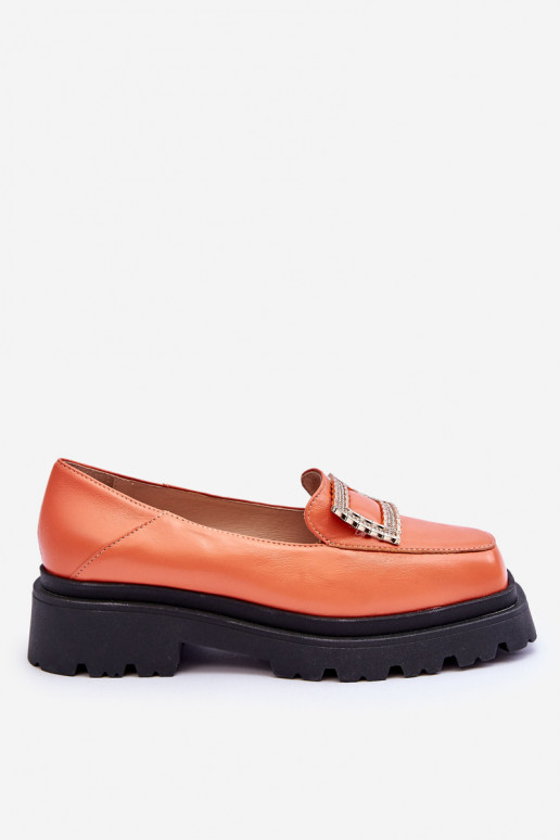 Mocassins laranja Agathe
