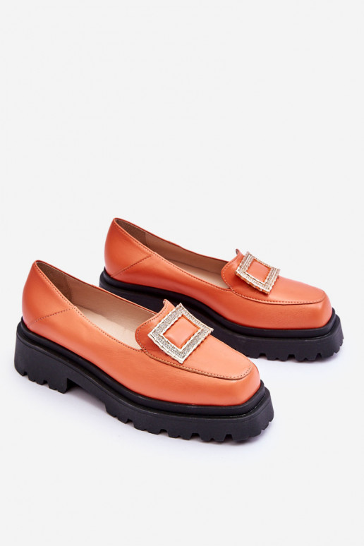 Mocassins laranja Agathe