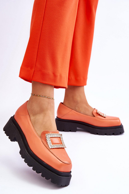 Mocassins laranja Agathe