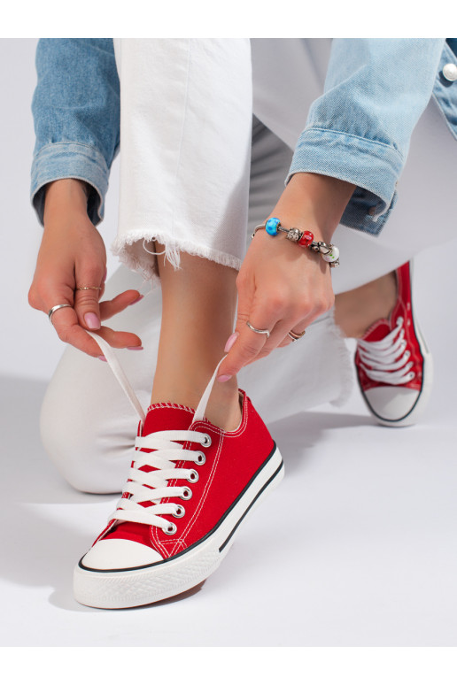 Sapatos casuais na cor vermelha Shelovet