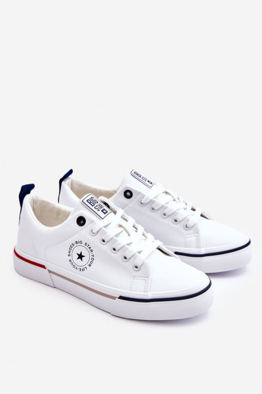 Sapatos casuais brancos masculinos Big Star
