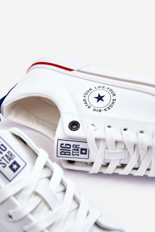 Sapatos casuais brancos masculinos Big Star