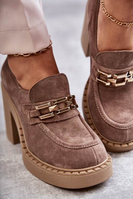 Jaime Botas de camurça bege com salto... Jaime Botas de camurça bege com salto...