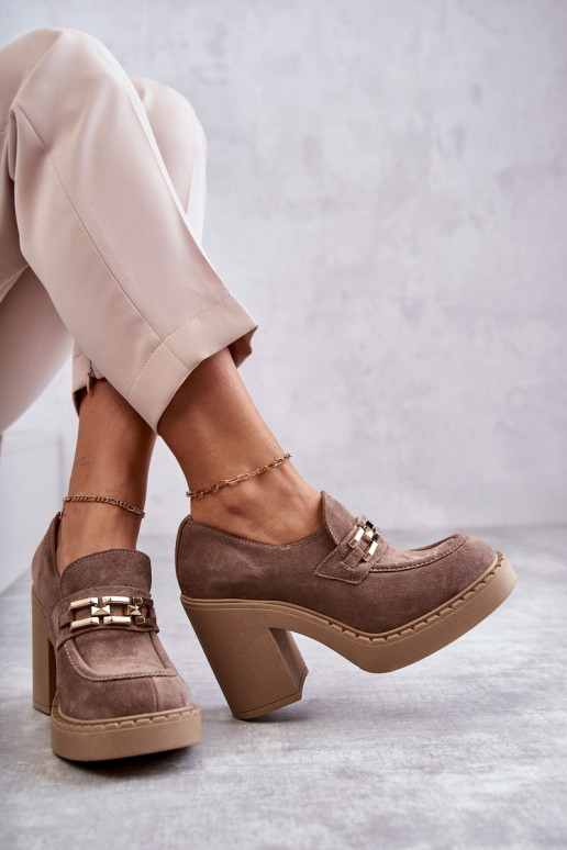 Jaime Botas de camurça bege com salto... Jaime Botas de camurça bege com salto...