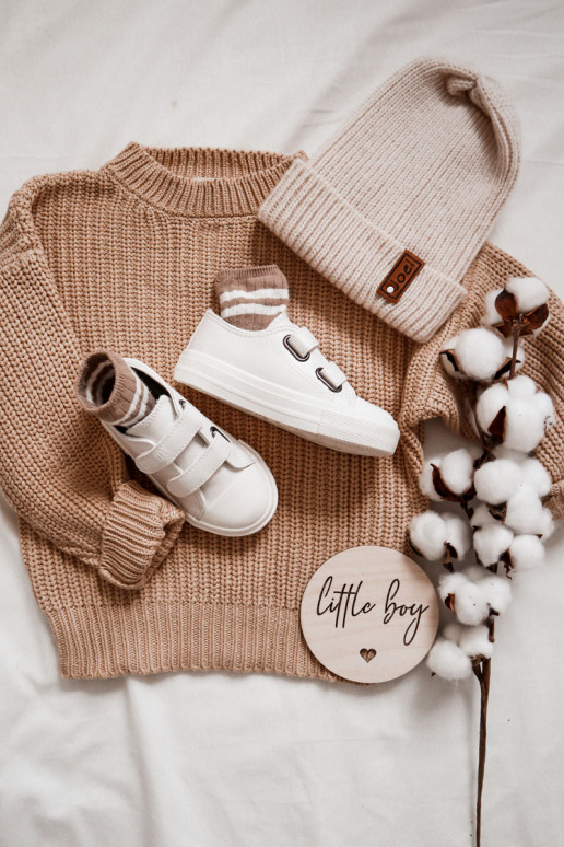 Calçado infantil branco de lazer BIG... Calçado infantil branco de lazer BIG...